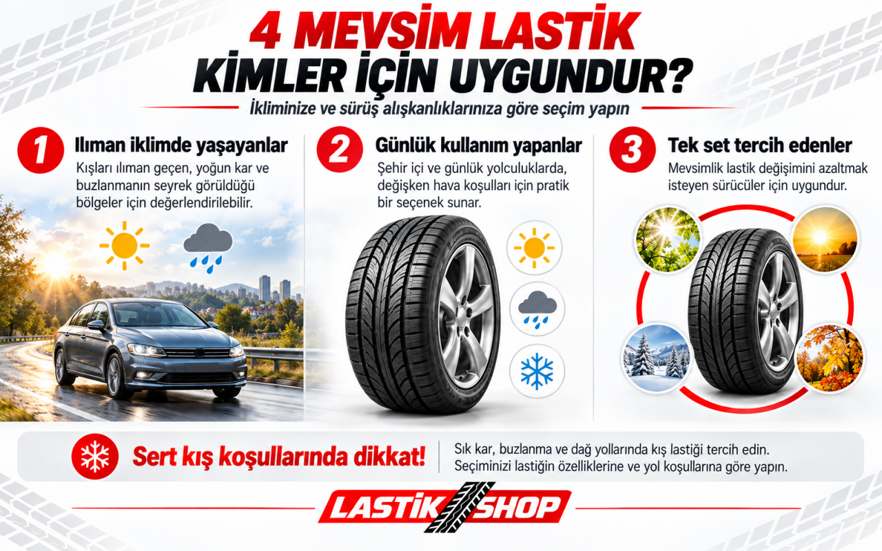 4 Mevsim Lastik Kimler İçin Uygundur?