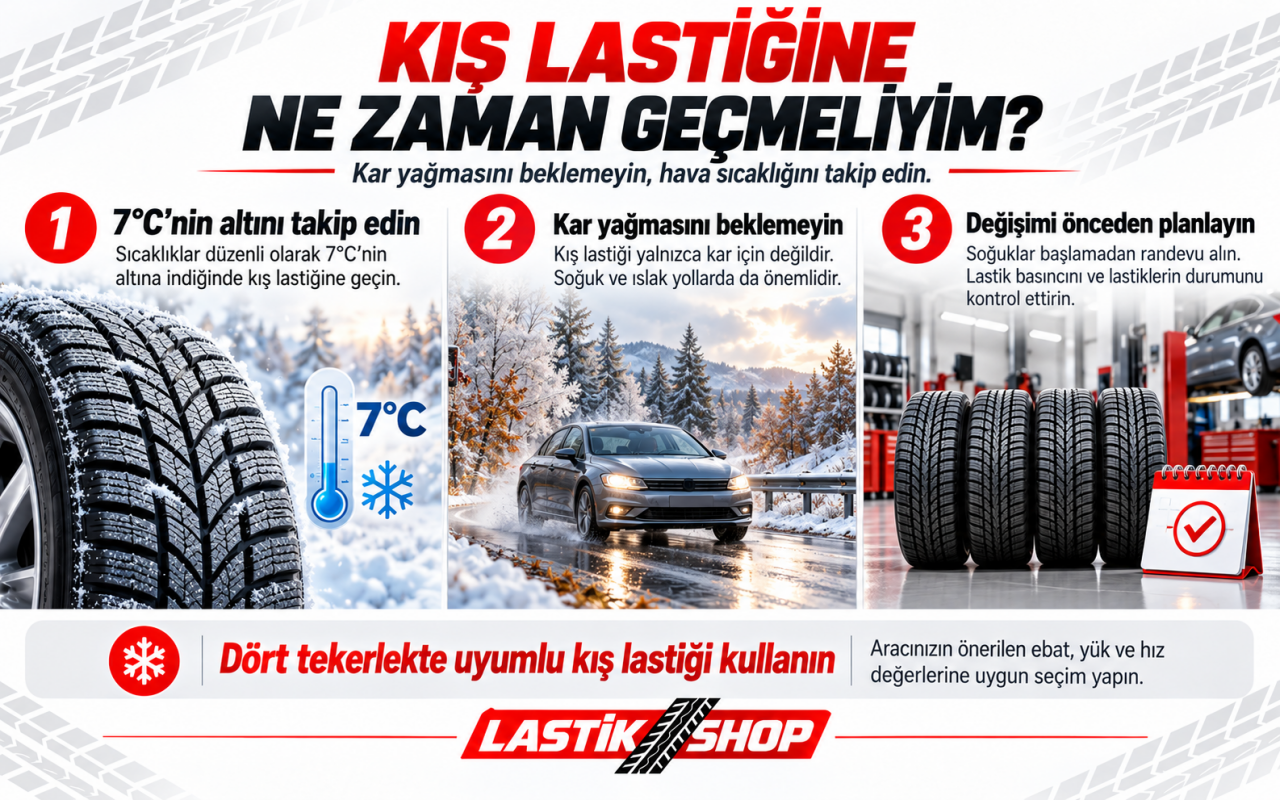 Kış Lastiğine Ne Zaman Geçmeliyim?