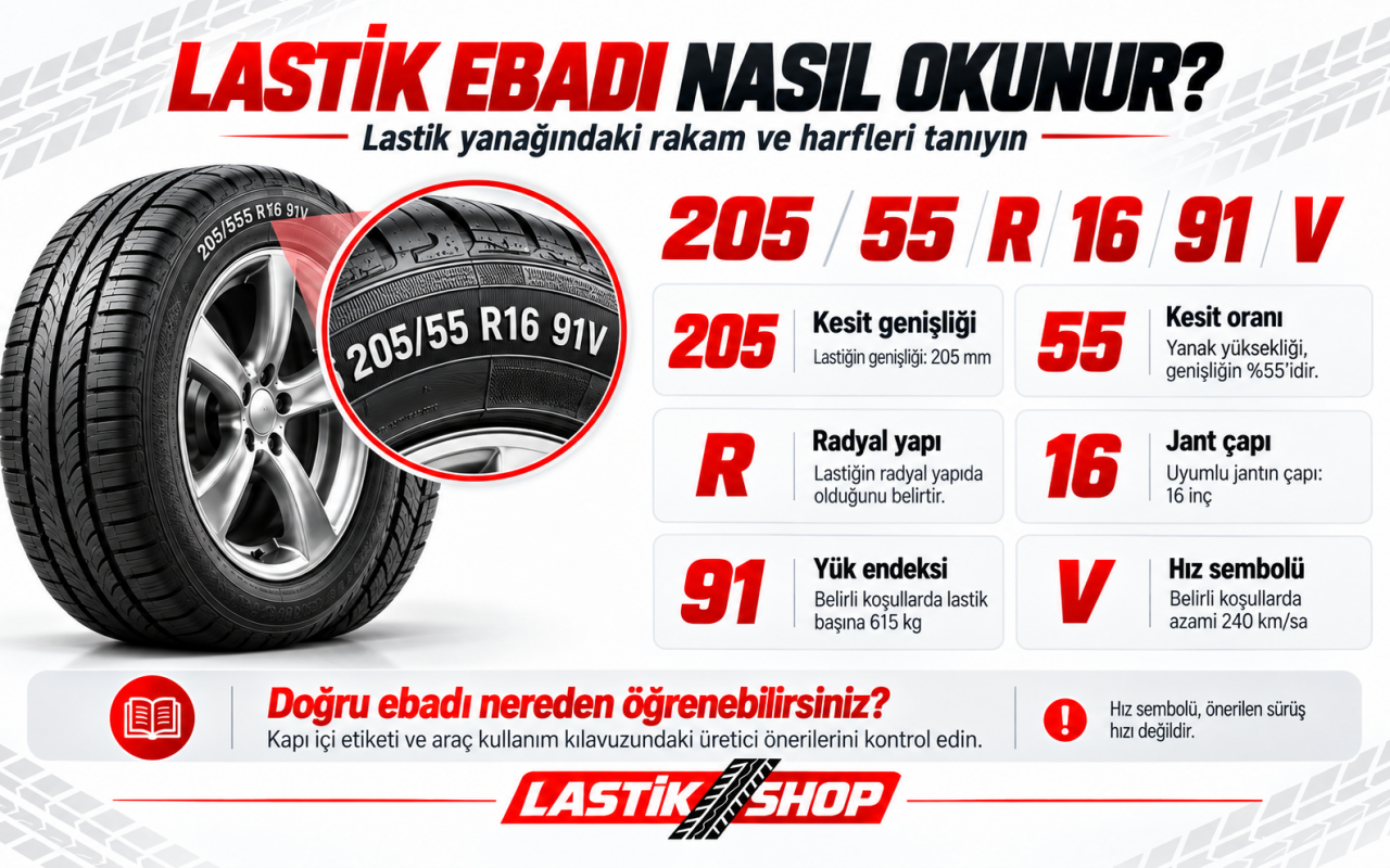 Lastik Ebadı Nasıl Okunur?